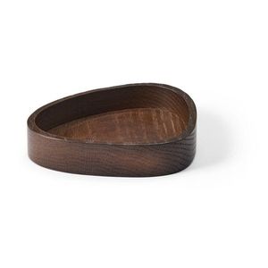 Hnědý dekorativní dřevěný úložný box 14x12, 5x3 cm Curve S – LIND DNA obraz