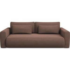 Růžová rozkládací/s úložným prostorem pohovka 238 cm Kapua – Makamii obraz