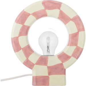 Růžová stolní lampa (výška 23, 5 cm) Vialini – Bloomingville obraz