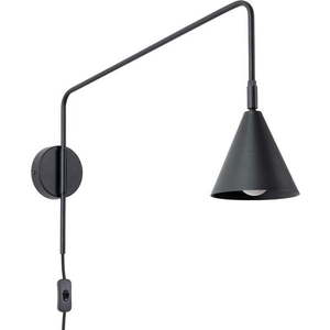 Černé nástěnné svítidlo do zásuvky Zylo – Nice Lamps obraz