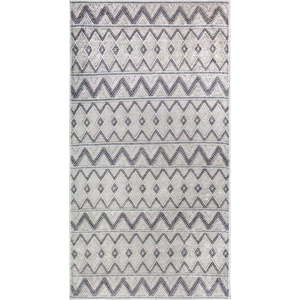 Šedý pratelný běhoun 80x200 cm Zig Zag – Vitaus obraz