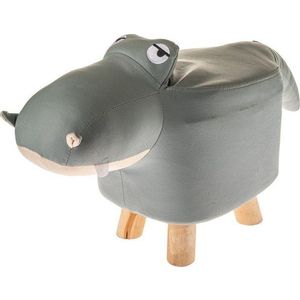 Šedá dětská stolička Hippo – Dakls obraz