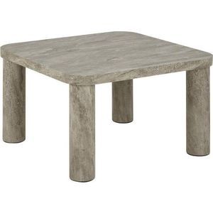 Světle šedý konferenční stolek v dekoru mramoru 60x60 cm Solano – Actona obraz