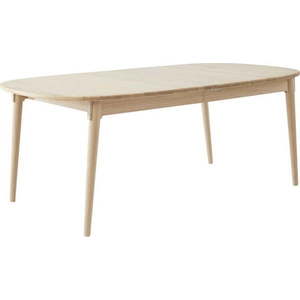 Rozkládací jídelní stůl s přídavnou deskou z dubového dřeva 106x184 cm Miro – Hammel Furniture obraz