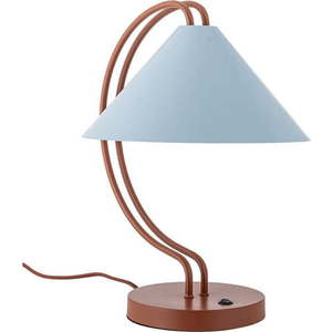 Modrá/v terakotové barvě stolní lampa s kovovým stínidlem (výška 35 cm) Janya – Bloomingville obraz