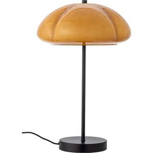 Okrově žlutá stolní lampa se skleněným stínidlem (výška 46, 5 cm) Kinoko – Bloomingville obraz