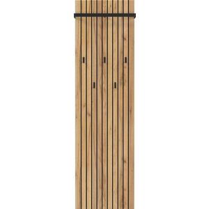 Nástěnný věšák v dekoru dubu v přírodní barvě 46 cm Libbiano – Germania obraz