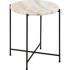 Kulatý odkládací stolek s mramorovou deskou ø 42 cm Avila – Actona obraz
