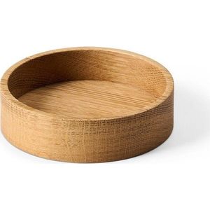 Dekorativní dřevěný úložný box v přírodní barvě ø 11x3 cm Circle S – LIND DNA obraz