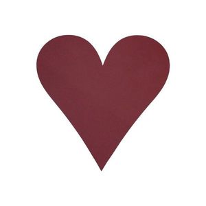 Prostírání z eko kůže 30x30 cm Heart Nupo – LIND DNA obraz
