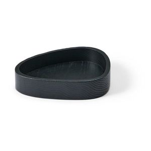 Černý dekorativní dřevěný úložný box 14x12, 5x3 cm Curve S – LIND DNA obraz