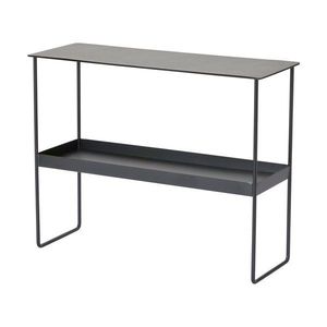 Černý kovový konzolový stolek 29x78 cm Bull – LIND DNA obraz