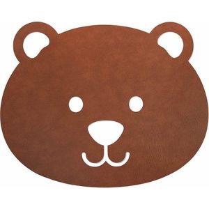 Hnědý ručně tkaný dětský koberec z Eko kůže 73x92 cm Bear XXL Bull – LIND DNA obraz