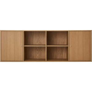 Nízká závěsná komoda v dekoru dubu v přírodní barvě 176x61 cm Mistral – Hammel Furniture obraz