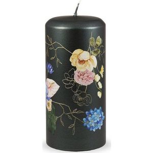 Tmavě zelená svíčka Unipar Flower Paradise, doba hoření 73 h obraz
