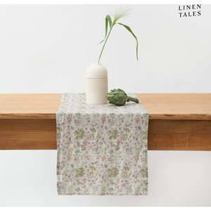 Lněný běhoun na stůl 40x200 cm Botany 2 Lightweight – Linen Tales obraz