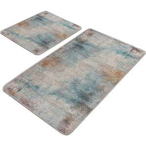 Šedé koupelnové předložky v sadě 2 ks 60x100 cm – Mila Home obraz