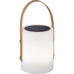 Bílo-hnědá LED stolní lampa (výška 34 cm) Bari – Fischer & Honsel obraz