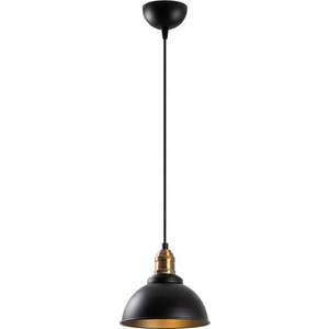 Černé závěsné svítidlo s kovovým stínidlem ø 21 cm Varzan – Opviq lights obraz