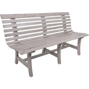 Šedá dřevěná zahradní lavice Mandalay – Garden Pleasure obraz