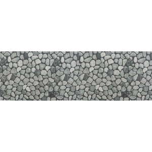 Šedá plastová koupelnová předložka 65x200 cm Sassi – Wenko obraz