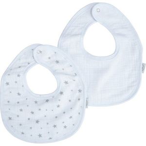 Bílé mušelínové bryndáky v sadě 2 ks – Bébé Douceur obraz