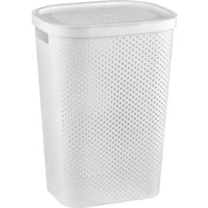 Bílý plastový koš na prádlo 60 l Infinity – Curver obraz