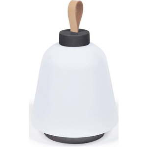Bílá plastová LED stmívatelná stolní lampa (výška 24 cm) Udiya – Kave Home obraz