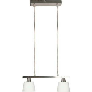 Bílé stropní svítidlo se skleněným stínidlem 40x11 cm Hybryda – Candellux Lighting obraz