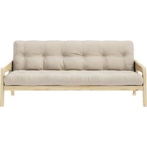 Béžová rozkládací pohovka 204 cm Grab - Karup Design obraz