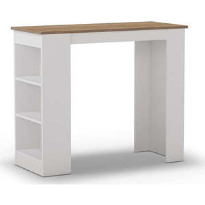 Barový stůl s deskou v dubovém dekoru 52x120 cm Peru – Marckeric obraz