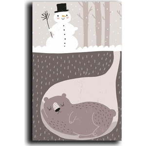 Dětský obrázek 45x70 cm Winter – Wallity obraz