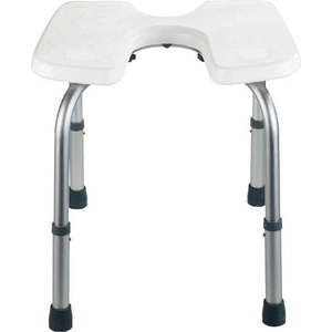 Stolička do sprchy Wenko Hygienic Stool White, 53 x 46 cm obraz