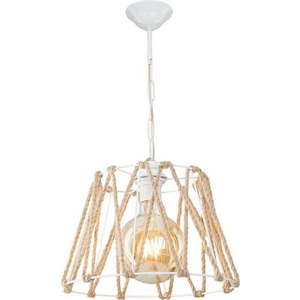 Stropní svítidlo v bílo-přírodní barvě 55x30 cm – Squid Lighting obraz