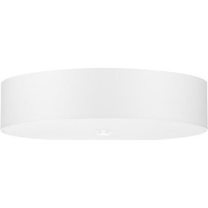 Bílé stropní svítidlo se skleněným stínidlem ø 50 cm Herra – Nice Lamps obraz