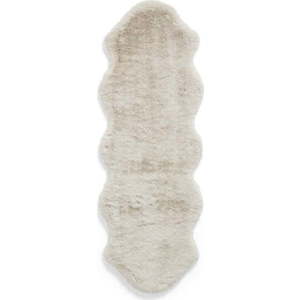 Krémový syntetický běhoun 60x180 cm Super Teddy – Think Rugs obraz