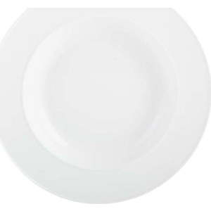 Bílý porcelánový hluboký talíř Mikasa Ridget, ø 29, 5 cm obraz