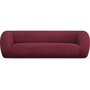 Vínová pohovka z textilie bouclé 230 cm Essen – Cosmopolitan Design obraz