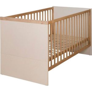 Béžová/v přírodní barvě postýlka s nastavitelnou výškou 70x140 cm Jil – Roba obraz