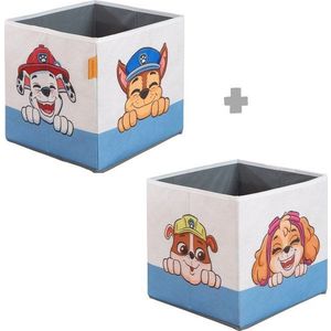 Látkové dětské organizéry na hračky v sadě 2 ks 27x27x27 cm Paw Patrol – Roba obraz