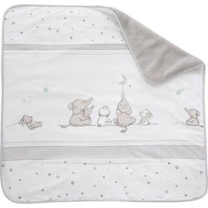 Bílá/šedá dětská deka z mikroplyše 80x80 cm Sternenzauber – Roba obraz