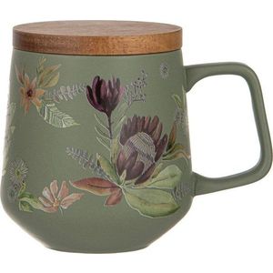 Zelený porcelánový hrnek 430 ml Leura – Ladelle obraz