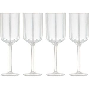 Skleničky v sadě 4 ks na víno 350 ml Stripe – Ladelle obraz