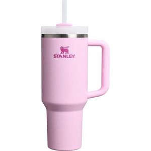 Růžová termoska s brčkem 1, 18 l Quencher H2.O FlowState – Stanley obraz