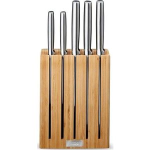 Sada nožů se stojanem 5 ks z nerezové oceli Elevate Bamboo – Joseph Joseph obraz