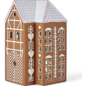 Kameninový svícen na čajovou svíčku Gingerbread Lighthouse – Kähler Design obraz