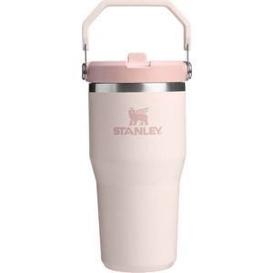 Světle růžová termoska 600 ml IceFlow Flip Straw 2.0 – Stanley obraz
