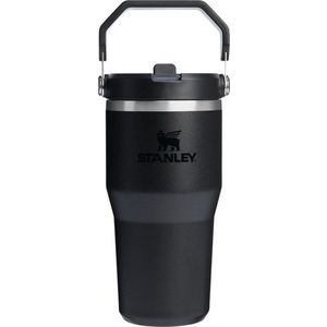 Černá termoska 600 ml IceFlow Flip Straw 2.0 – Stanley obraz