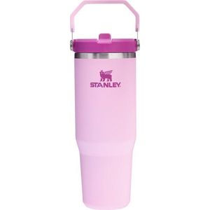 Růžová termoska 890 ml IceFlow Flip Straw 2.0 – Stanley obraz
