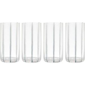 Sklenice v sadě 4 ks 450 ml Stripe – Ladelle obraz